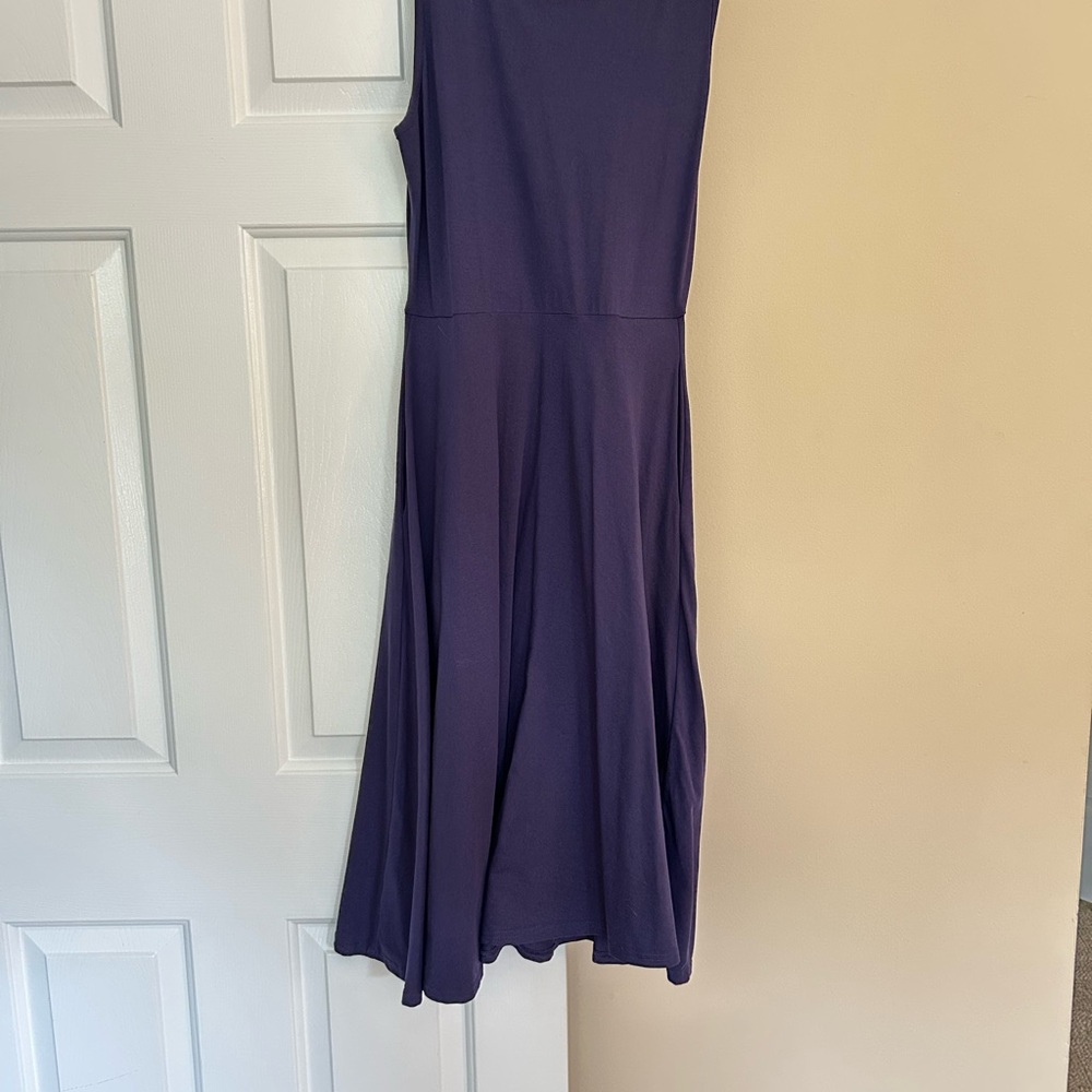 Pact Deep Purple Midi Dress